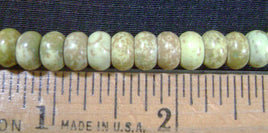 FMB-48. Yellow Stone Beads.