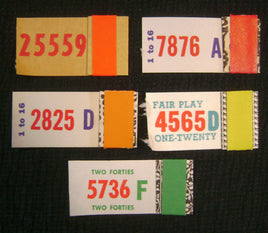3933. Assorted Fair Play Tickets Packet.