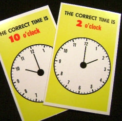 time flash cards