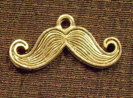 mustache charm