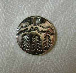 5275. Mountain and Trees Charm.