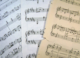 3063. Assorted Sheet Music Book Pages Packet.