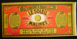 3412. Le Soleil Malines Labels.