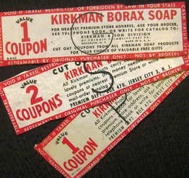 3538. Borax Label Coupons.