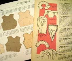 sewing book pages