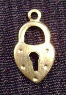 brass lock charms