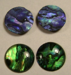 blue and green cabochons
