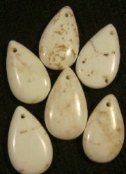 white magnesite beads
