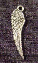 pewter wing charms