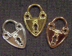 metal lock charms