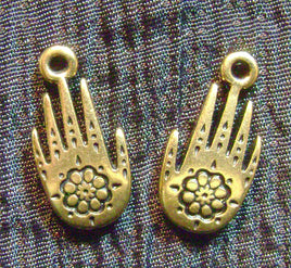 4672. Henna Flower Hand Charms.