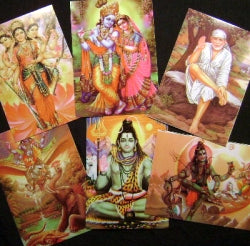 hindu postcards