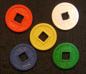 plastic mah jong chips
