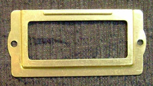 brass nameplate