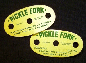 pickle fork labels 