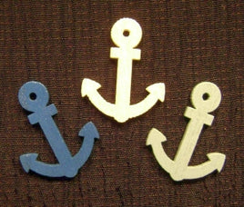 wooden anchor charms