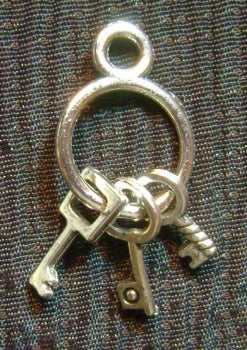 metal key ring charms