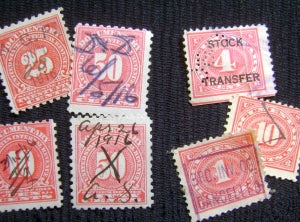 stock transfer stamps