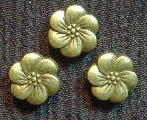 metal flower bead