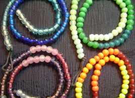colored glass beads
