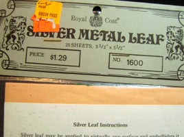 vintage silver leaf packages