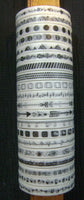 5209. Black and White Washi Tape Pack.