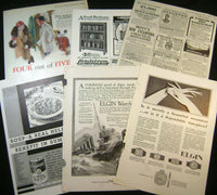 5215. Vintage Ad Pages Packet.