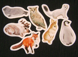 5282. Animal Stickers.