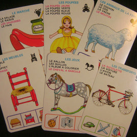 5286. French Game Cards.
