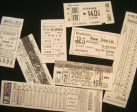 5293. Assorted Vintage Style Tickets.
