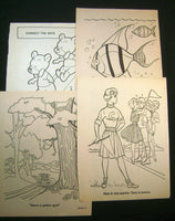 5321. Vintage Coloring Book Pages.