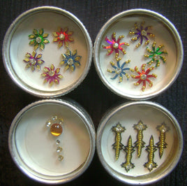 567. Assorted Bindis in Tins.