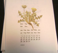 FMS-60. Calendar Notes.